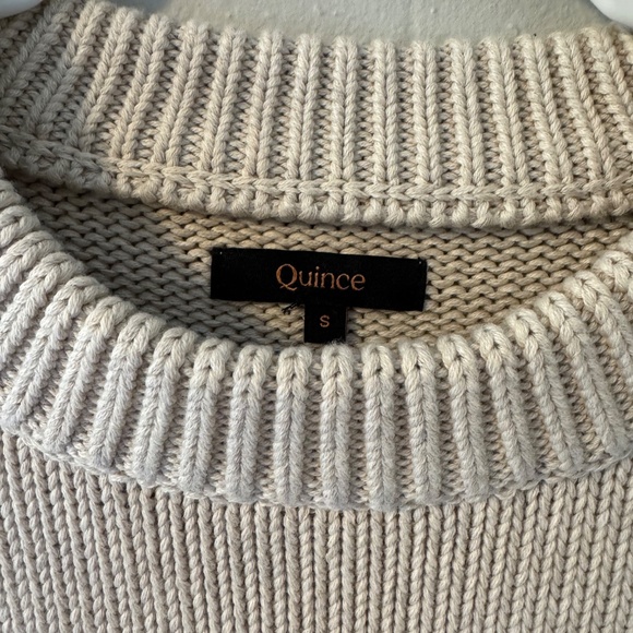 Quince Organic Cotton Striped Crew Sweater - Picture 3 of 3